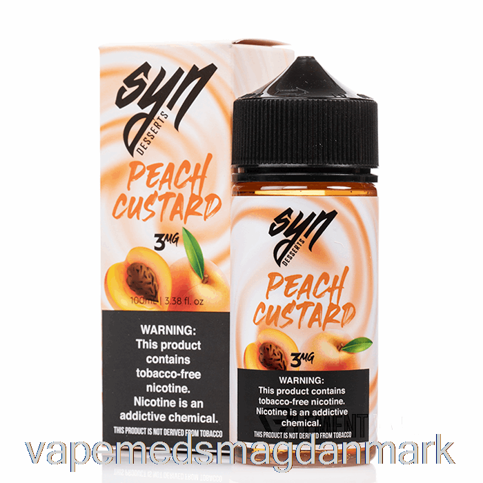 Vape Uden Nikotin Ferskencreme - Syn Væske - 100ml 6mg